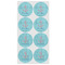 Chic Beach House Icing Circle - Medium - Set of 8