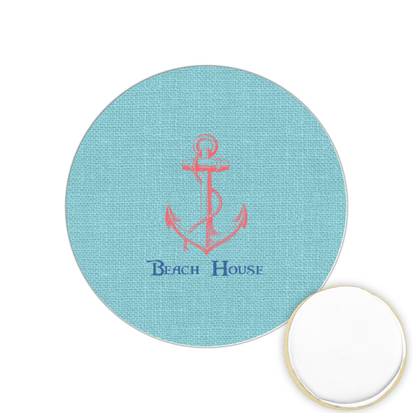 Custom Chic Beach House Printed Cookie Topper - 1.25"