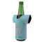 Chic Beach House Jersey Bottle Cooler - ANGLE (on bottle)