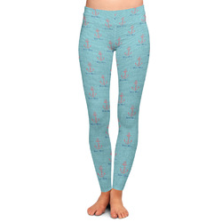 Chic Beach House Ladies Leggings - Extra Large