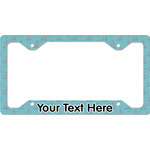 Chic Beach House License Plate Frame - Style C