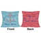 Chic Beach House Outdoor Pillow - 18x18