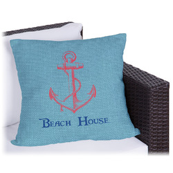 Chic Beach House Outdoor Pillow - 20"