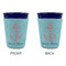 Chic Beach House Party Cup Sleeves - without bottom - Approval