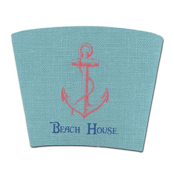 Custom Chic Beach House Party Cup Sleeve - without bottom