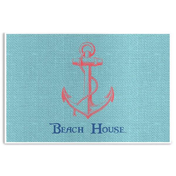 Custom Chic Beach House Disposable Paper Placemats