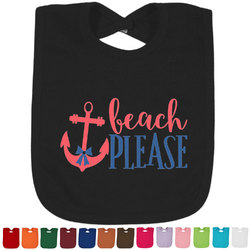 Chic Beach House Cotton Baby Bib