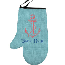 Chic Beach House Left Oven Mitt