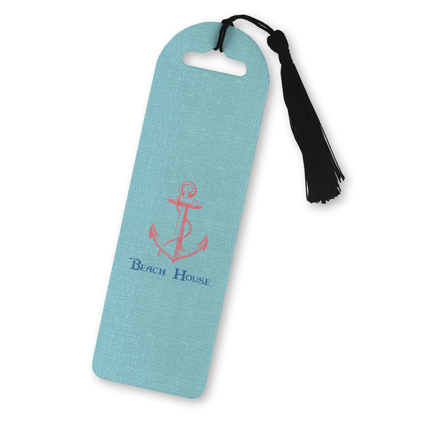 Custom Chic Beach House Plastic Bookmark