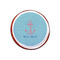 Chic Beach House Printed Icing Circle - XSmall - On Cookie