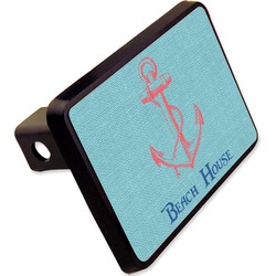 Chic Beach House Rectangular Trailer Hitch Cover - 2"