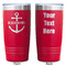 Chic Beach House Red Polar Camel Tumbler - 20oz - Double Sided - Approval