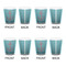 Chic Beach House Shot Glass - White - Set of 4 - APPROVAL