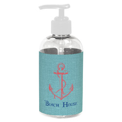 Chic Beach House Plastic Soap / Lotion Dispenser (8 oz - Small - White)