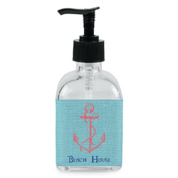 Chic Beach House Glass Soap & Lotion Bottle - Single Bottle