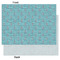 Chic Beach House Tissue Paper - Lightweight - Large - Front & Back