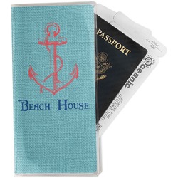 Chic Beach House Travel Document Holder