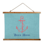 Chic Beach House Wall Hanging Tapestry - Wide