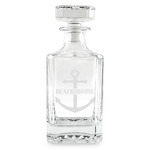 Chic Beach House Whiskey Decanter - 26 oz Square