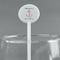 Chic Beach House White Plastic 5.5" Stir Stick - Round - Main