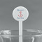 Chic Beach House White Plastic 7" Stir Stick - Round - Main