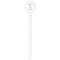 Chic Beach House White Plastic 7" Stir Stick - Round - Single Stick