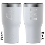 Chic Beach House RTIC Tumbler - White - Engraved Front & Back