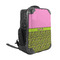 Pink & Lime Green Leopard 15" Backpack - ANGLE VIEW