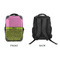 Pink & Lime Green Leopard 15" Backpack - APPROVAL