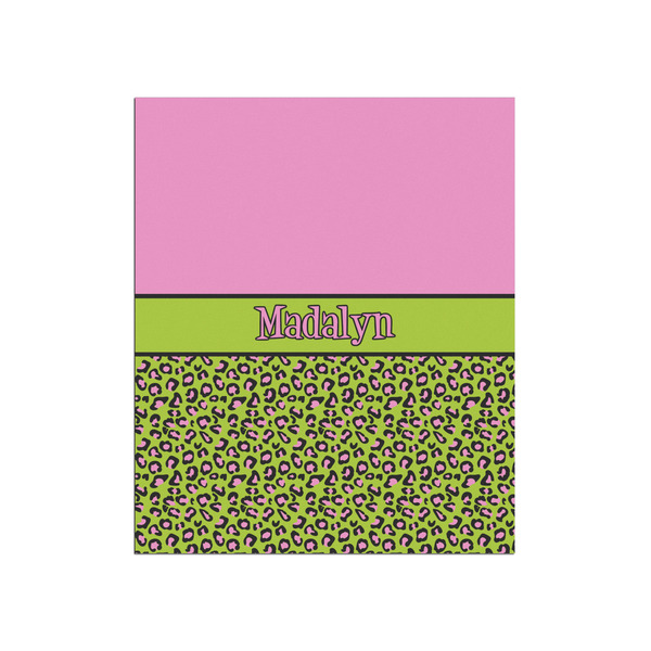 Custom Pink & Lime Green Leopard Poster - Matte - 20x24 (Personalized)