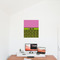 Pink & Lime Green Leopard 20x24 - Matte Poster - On the Wall