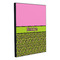 Pink & Lime Green Leopard 20x24 Wood Print - Angle View