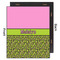 Pink & Lime Green Leopard 20x24 Wood Print - Front & Back View