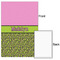 Pink & Lime Green Leopard 20x30 - Matte Poster - Front & Back