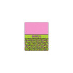 Pink & Lime Green Leopard Canvas Print - 8x10 (Personalized)