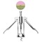 Pink & Lime Green Leopard Corkscrew - Alt