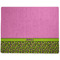 Pink & Lime Green Leopard Dog Food Mat - Large without Bowls