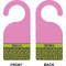 Pink & Lime Green Leopard Door Hanger (Approval)