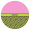 Pink & Lime Green Leopard Drink Topper - XSmall - Single