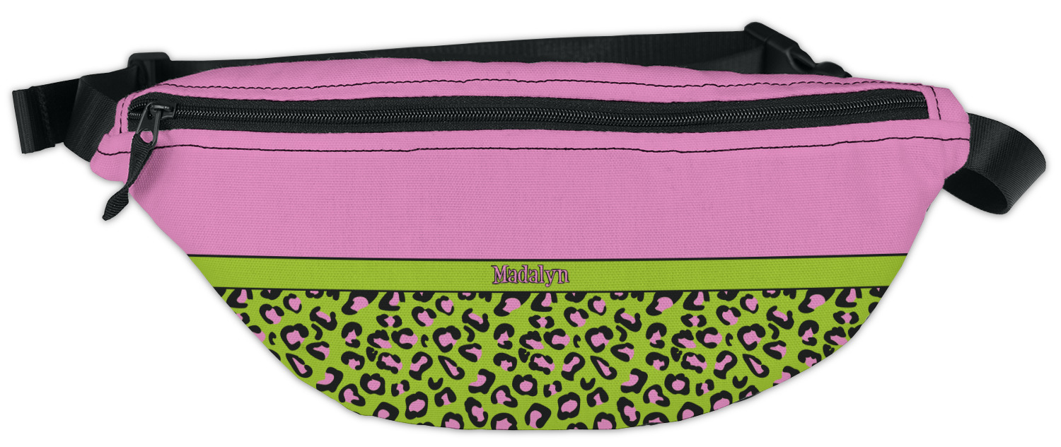 Pink and best sale green fanny pack