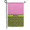 Pink & Lime Green Leopard Garden Flag & Garden Pole