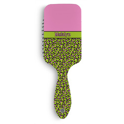 Pink & Lime Green Leopard Hair Brushes (Personalized)
