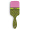 Pink & Lime Green Leopard Hair Brush - Front View