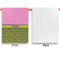 Pink & Lime Green Leopard House Flags - Single Sided - APPROVAL