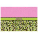 Pink & Lime Green Leopard Jigsaw Puzzle - 1000-piece (Personalized)