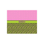 Pink & Lime Green Leopard 252 pc Jigsaw Puzzle (Personalized)