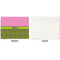 Pink & Lime Green Leopard Linen Placemat - APPROVAL Single (single sided)