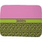 Pink & Lime Green Leopard Memory Foam Bath Mat - 48"x36" (Personalized)