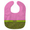 Pink & Lime Green Leopard New Bib Flat Approval