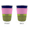 Pink & Lime Green Leopard Party Cup Sleeves - without bottom - Approval